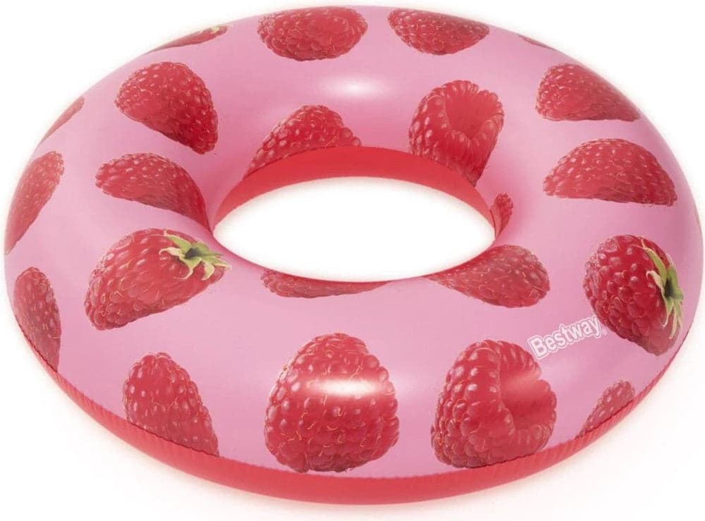 SALVAGENTE CIAMBELLA GONFIABILE PISCINA PER ADULTO AL LAMPONE PROFUMATO Ø119CM 019975 in Salvagenti Trade Shop italia - Napoli, commercioVirtuoso.it