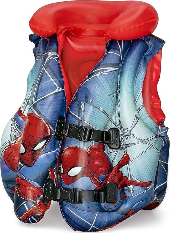 GIUBBOTTO DI SALVATAGGIO GONFIABILE A 3 CAMERE PER BAMBINI SPIDERMAN ROSSO 019963 in Braccioli Trade Shop italia - Napoli, commercioVirtuoso.it