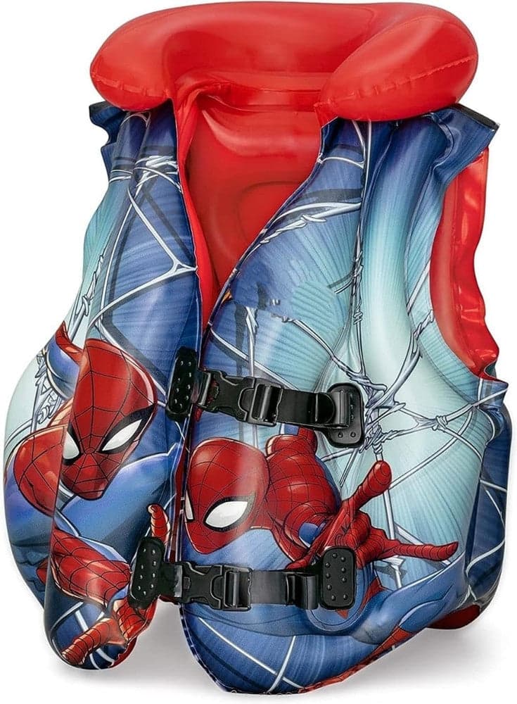 GIUBBOTTO DI SALVATAGGIO GONFIABILE A 3 CAMERE PER BAMBINI SPIDERMAN ROSSO 019963 in Braccioli Trade Shop italia - Napoli, commercioVirtuoso.it