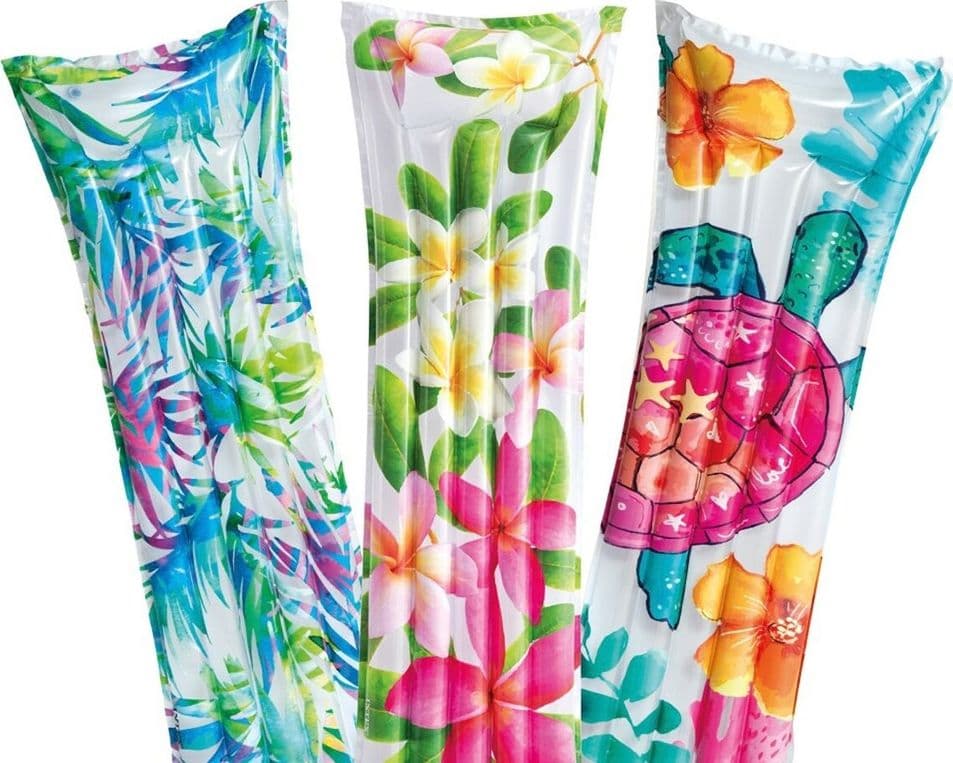 MATERASSINO AD ARIA GONFIABILE GALLEGGIANTE FANTASIA FLORALE TROPICALE 183X69CM 019961 in Canotti e gonfiabili galleggianti Trade Shop italia - Napoli, commercioVirtuoso.it