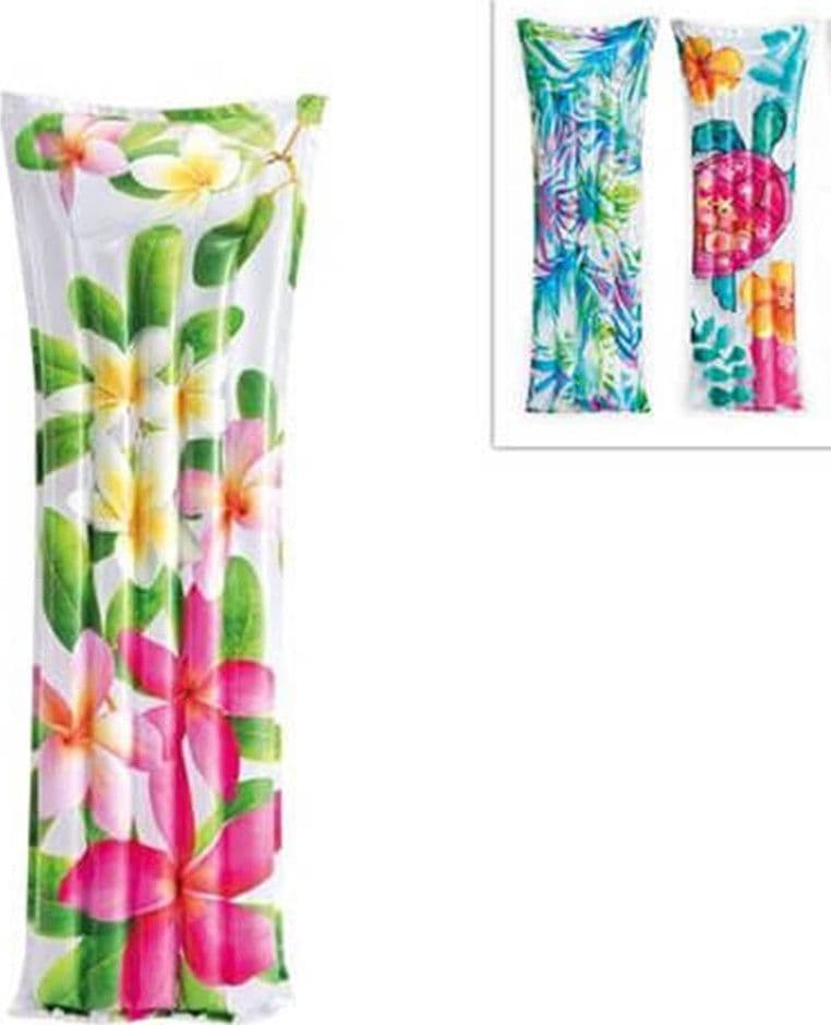 MATERASSINO AD ARIA GONFIABILE GALLEGGIANTE FANTASIA FLORALE TROPICALE 183X69CM 019961 in Canotti e gonfiabili galleggianti Trade Shop italia - Napoli, commercioVirtuoso.it