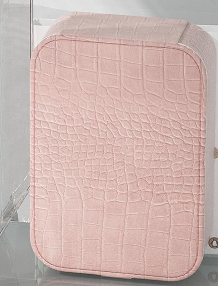 BORSA PER TRUCCHI CON SPECCHIO ILLUMINATO CUSTODIA COSMETICI MOTIVO A COCCODRILLO ROSA in Beauty Case da viaggio Trade Shop italia - Napoli, commercioVirtuoso.it