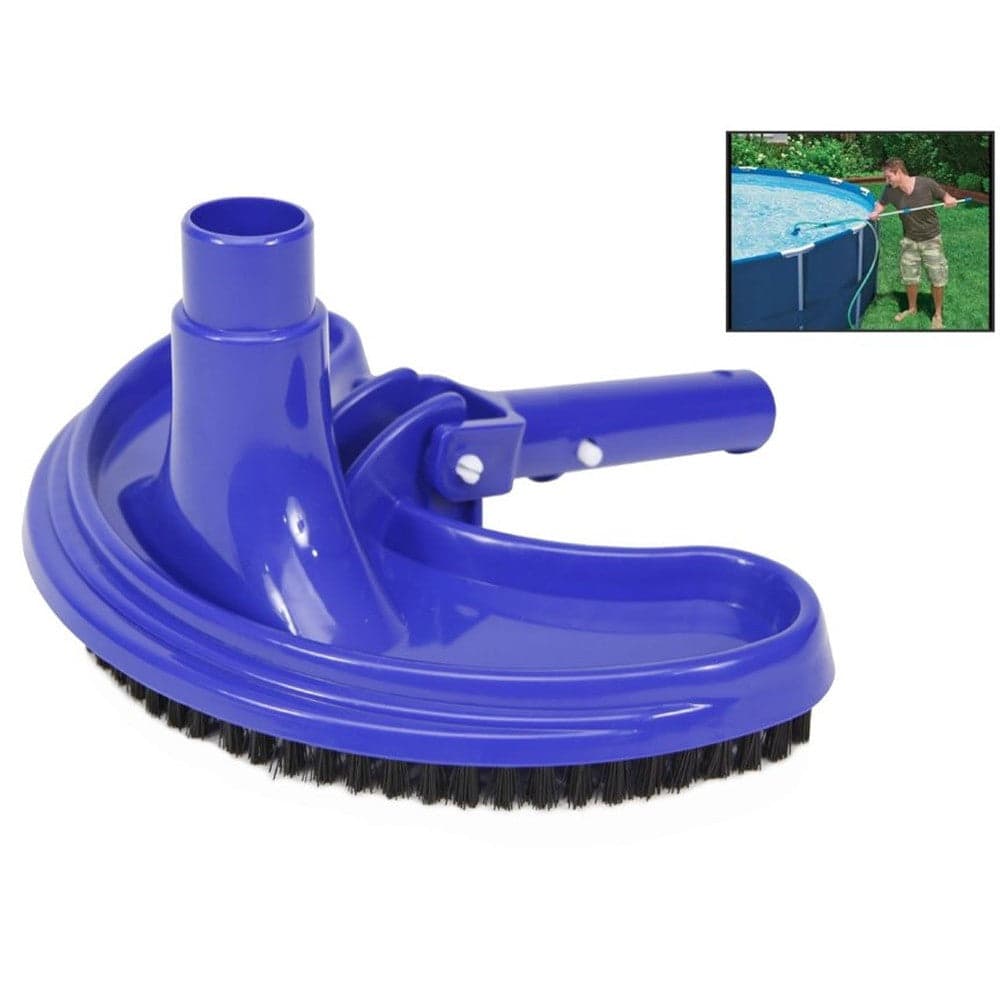 TESTINA PER ASPIRAZIONE SPAZZOLA ASPIRATORE FLESSIBILE PER PISCINA 26X10X24CM 017052