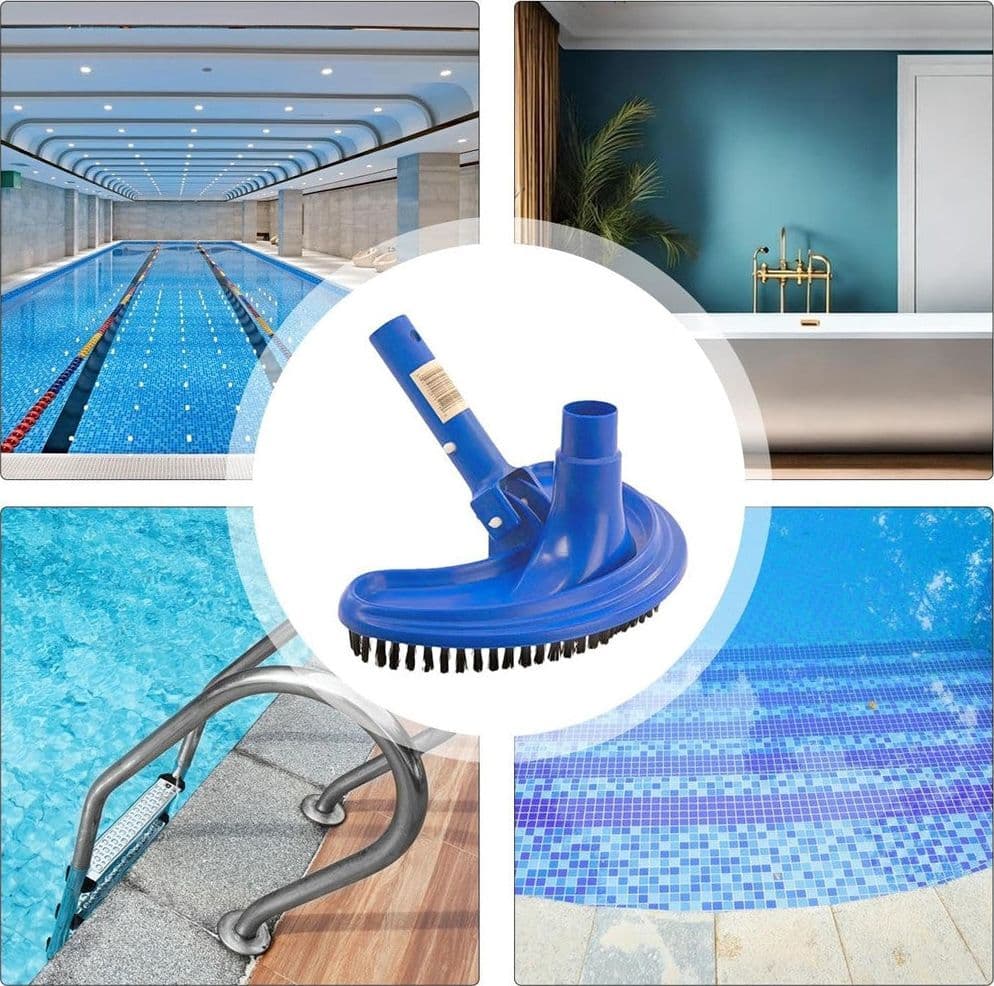 TESTINA PER ASPIRAZIONE SPAZZOLA ASPIRATORE FLESSIBILE PER PISCINA 26X10X24CM 017052 in Modulo testa aspiratore Trade Shop italia - Napoli, commercioVirtuoso.it