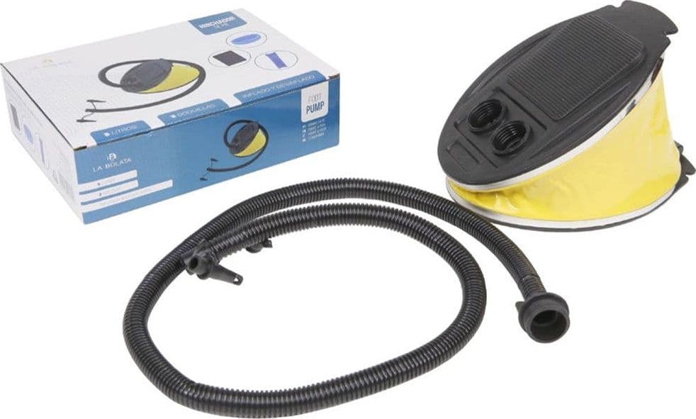 POMPA A PEDALE DA 5LT GONFIATORE A SOFFIETTO CON UGELLI TUBO FLESSIBILE 25.5X18X9CM 016969 in Pompe elettriche Trade Shop italia - Napoli, commercioVirtuoso.it