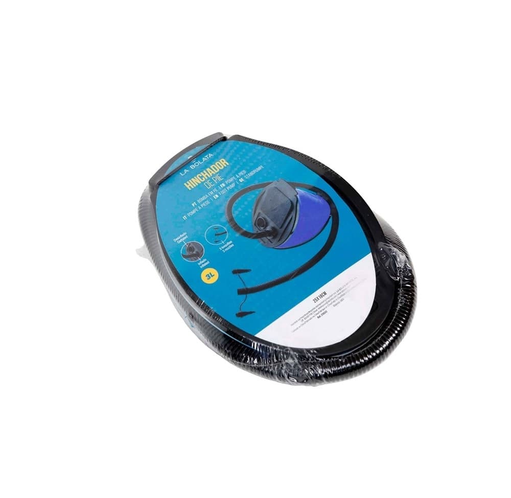 POMPA A PEDALE BLU 3LT GONFIATORE PORTATILE PIEDI GONFIABILE A SOFFIETTO 23X17CM 016999 in Pompe elettriche Trade Shop italia - Napoli, commercioVirtuoso.it
