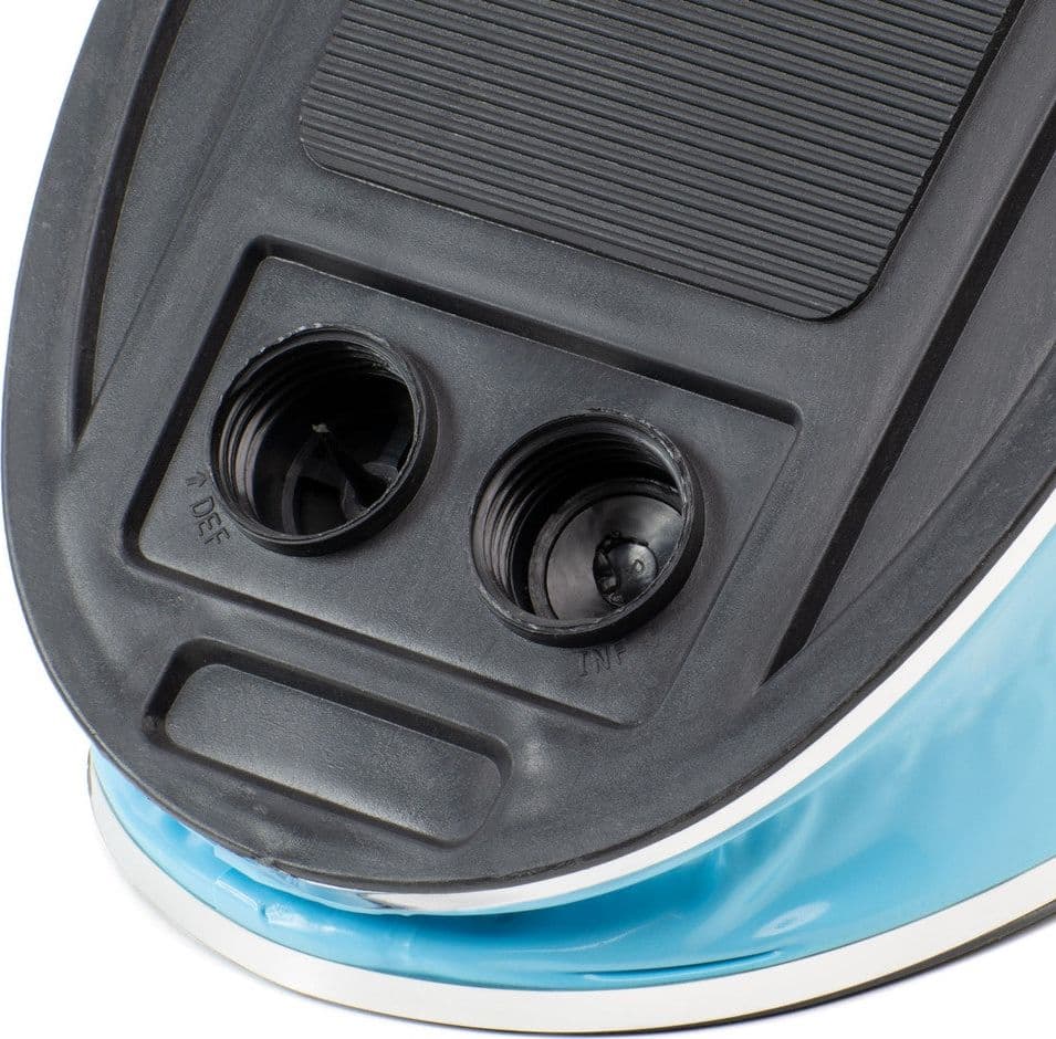 POMPA A PEDALE BLU 3LT GONFIATORE PORTATILE PIEDI GONFIABILE A SOFFIETTO 23X17CM 016999 in Pompe elettriche Trade Shop italia - Napoli, commercioVirtuoso.it