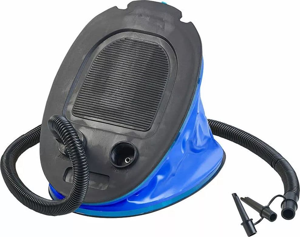 POMPA A PEDALE BLU 3LT GONFIATORE PORTATILE PIEDI GONFIABILE A SOFFIETTO 23X17CM 016999 in Pompe elettriche Trade Shop italia - Napoli, commercioVirtuoso.it