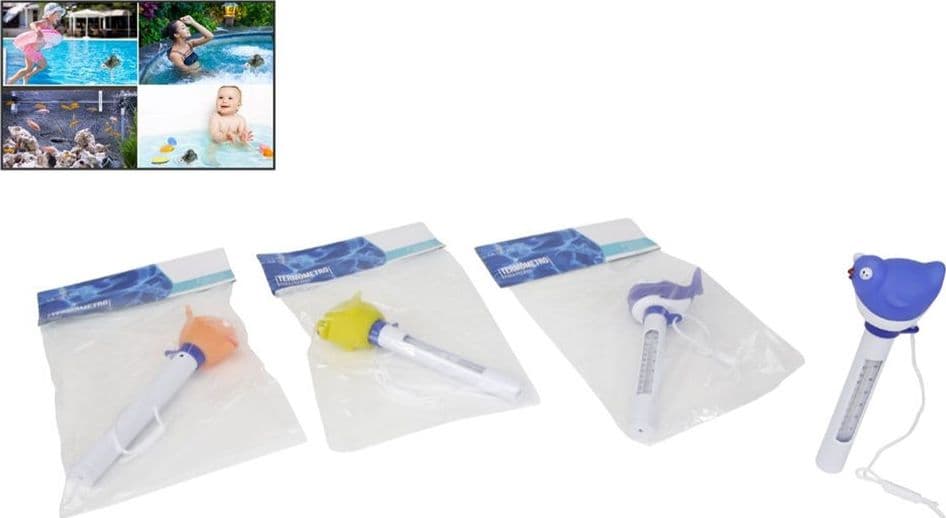 TERMOMETRO PER PISCINA VASCA BAMBINI ANIMALETTO GALLEGGIANTE CON CORDINO 21CM 016989 in Termometri Trade Shop italia - Napoli, commercioVirtuoso.it