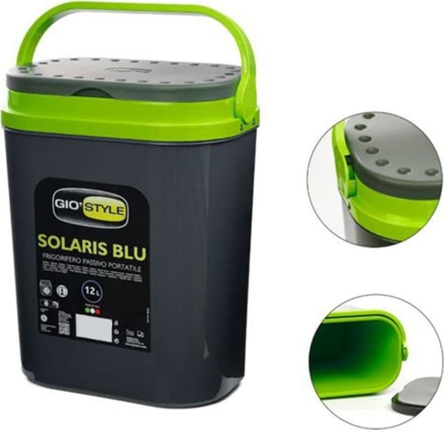 FRIGO FRIGORIFERO PASSIVO PORTATILE SOLARIS TERMICO DA 12 LT 29,5X19,5X37,5CM VIAGGIO in Frigoriferi Trade Shop italia - Napoli, commercioVirtuoso.it