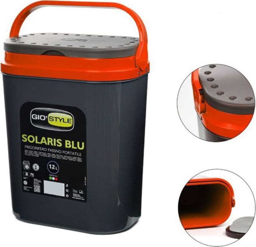 FRIGO FRIGORIFERO PASSIVO PORTATILE SOLARIS TERMICO DA 12 LT 29,5X19,5X37,5CM VIAGGIO in Frigoriferi Trade Shop italia - Napoli, commercioVirtuoso.it