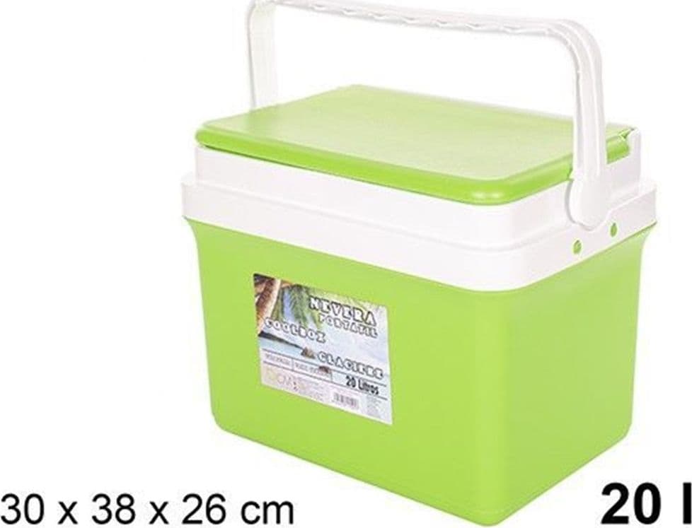FRIGO BORSA TERMICA VERDE PORTATILE CON COPERCHIO PIATTO DA 20 LT CON MANIGLIA 017089 in Borse porta alimenti Trade Shop italia - Napoli, commercioVirtuoso.it