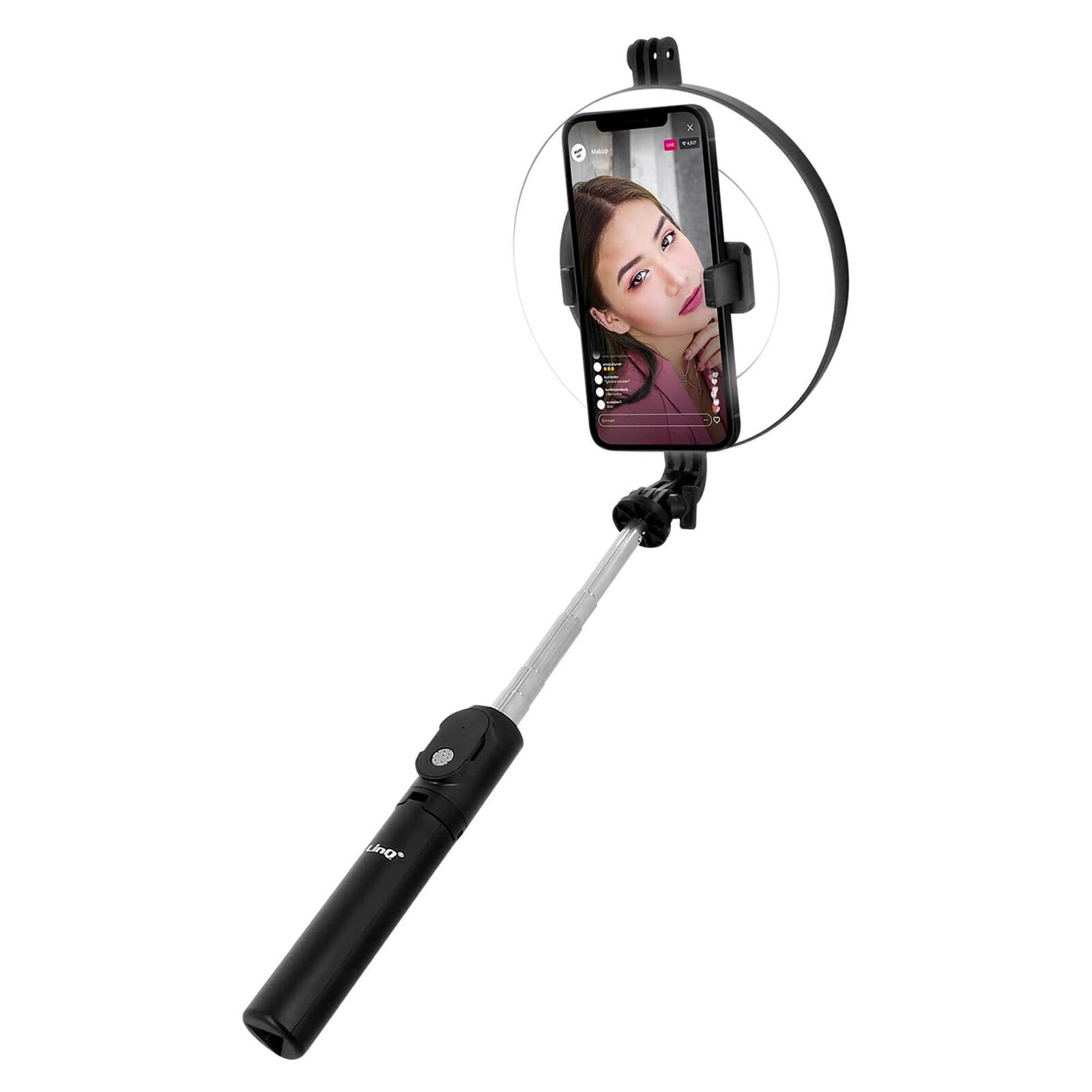 LAMPADA LED DA 6 POLLICI + STICK CON SUPPORTO TELEFONO CELLULARE BLUETOOTH 4.0 in Flash Macro Ring Light Trade Shop italia - Napoli, commercioVirtuoso.it