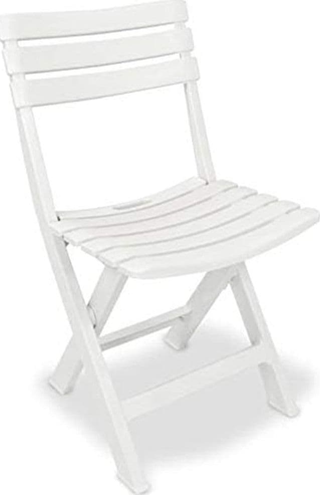 SET SALOTTO CON 2 SEDIE TAVOLO DA GIARDINO PIEGHEVOLE RESISTENTE CAMPING BIANCO 006669 in Set di mobili Trade Shop italia - Napoli, commercioVirtuoso.it
