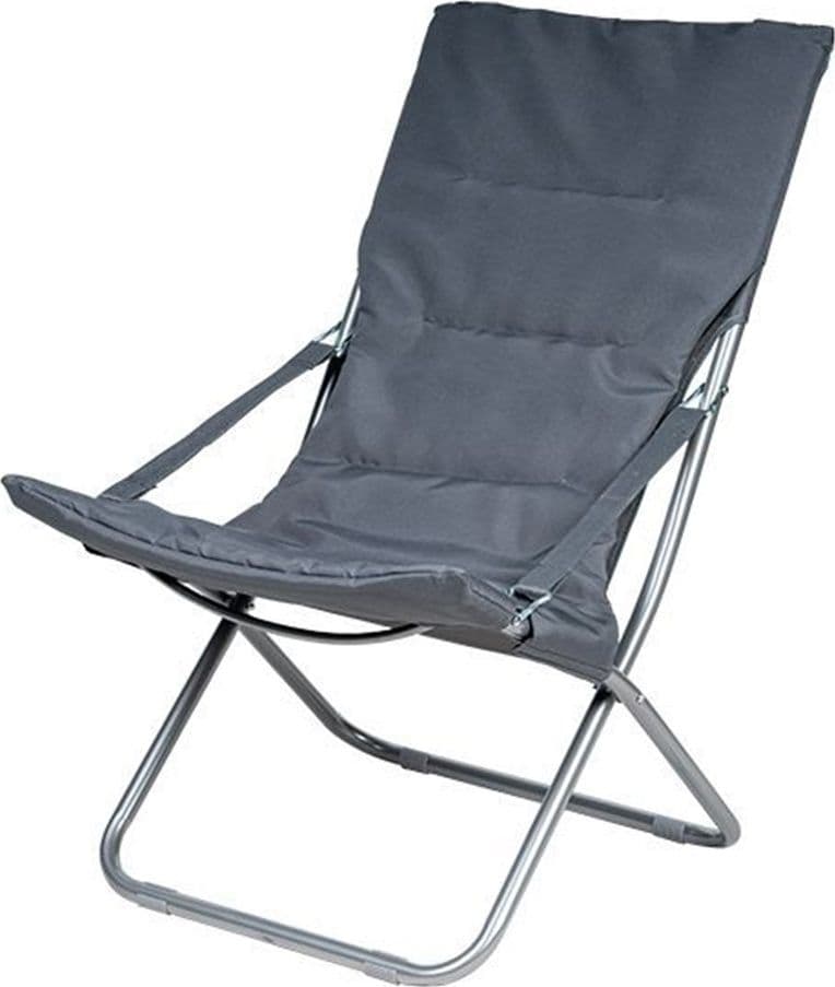 SPIAGGINA SEDIA CANAPONE IN ACCIAIO TESSUTO IMBOTTITO PIEGHEVOLE RELAX GRIGIO 3994184 in Lettini Trade Shop italia - Napoli, commercioVirtuoso.it