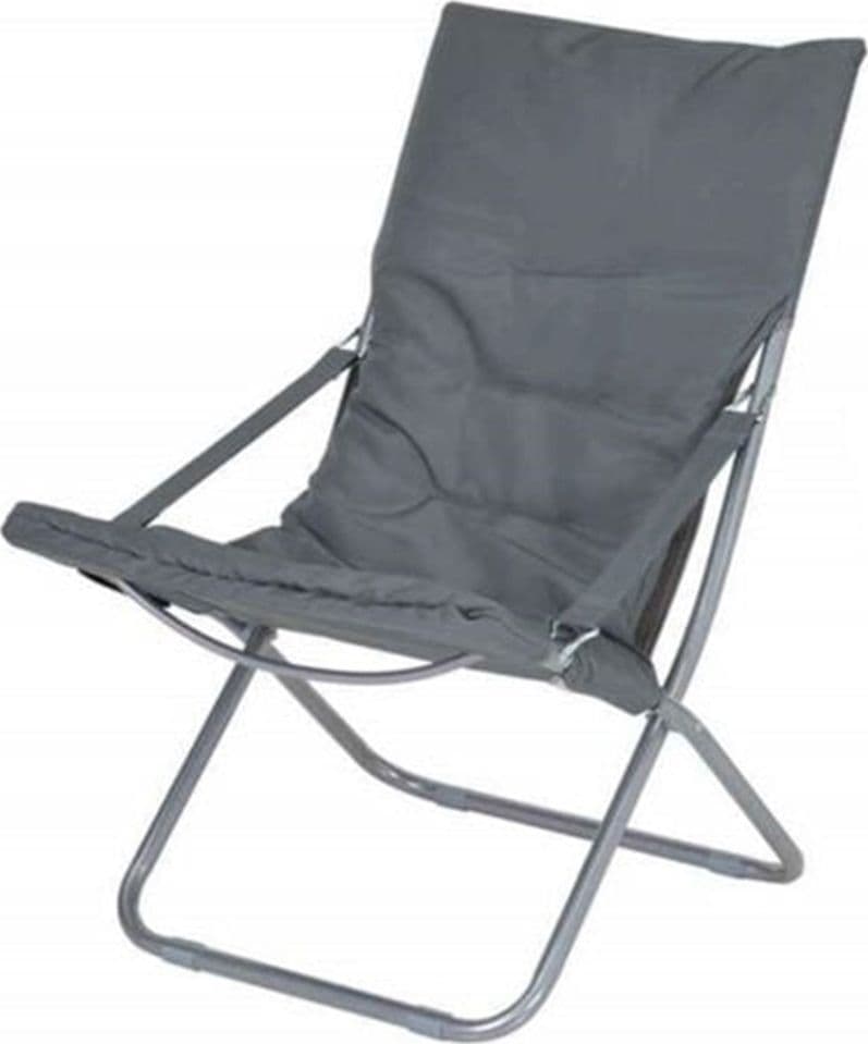 SPIAGGINA SEDIA CANAPONE IN ACCIAIO TESSUTO IMBOTTITO PIEGHEVOLE RELAX GRIGIO 3994184 in Lettini Trade Shop italia - Napoli, commercioVirtuoso.it