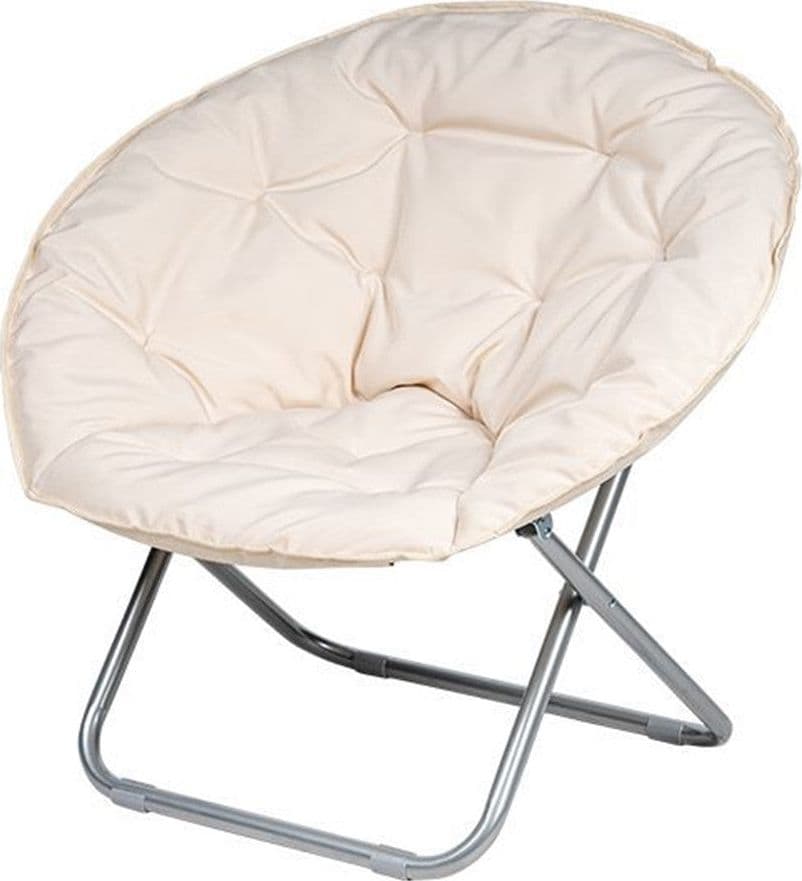 POLTRONA SEDIA RELAX MORBIDA IMBOTTITA MOON PIEGHEVOLE ARREDO DA GIARDINO 80X70X80CM in Poltrone reclinabili Trade Shop italia - Napoli, commercioVirtuoso.it