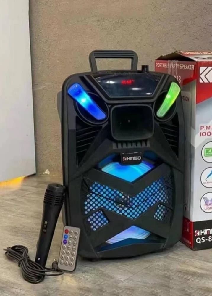 ALTOPARLANTE BLUETOOTH KARAOKE MODELLO QS-834 CON MICROFONO PORTATILE RICARICABILE in Casse portatili Bluetooth Trade Shop italia - Napoli, commercioVirtuoso.it