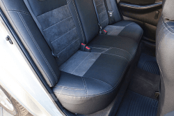 Coprisedili su misura per Toyota Corolla (E120) (2000-2006), Leather Style in Set per interni Autooggetti.it - Roma, commercioVirtuoso.it