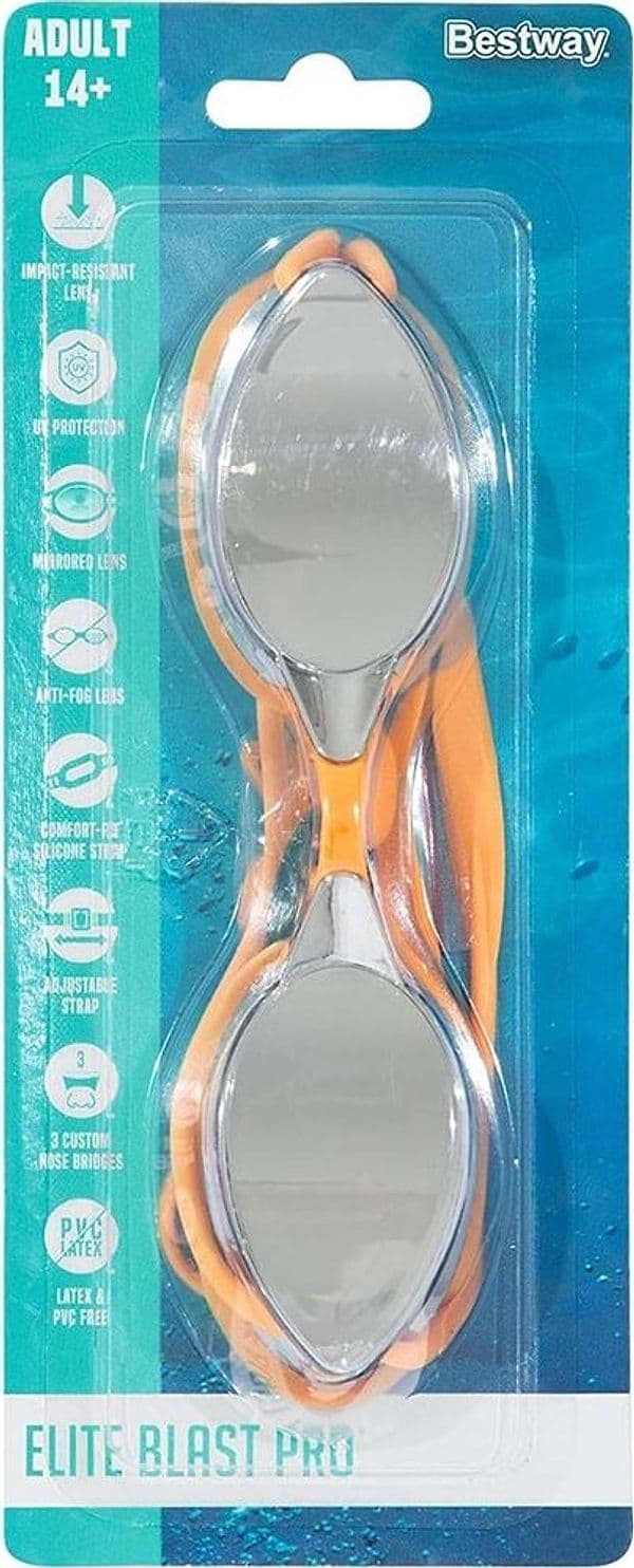 OCCHIALINI DA NUOTO PISCINA A SPECCHIO PROTEZIONE UV OCEAN SWELL 14+ ANNI 3 COLORI 21066 in Occhialini Trade Shop italia - Napoli, commercioVirtuoso.it