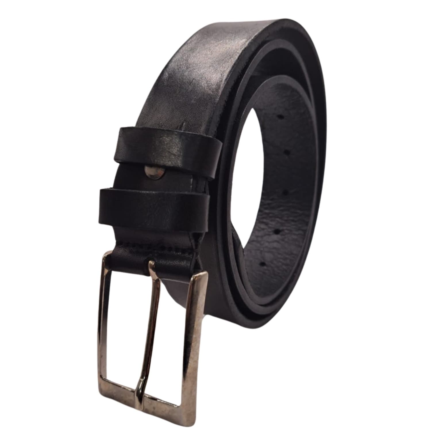 Cintura Nera Vera Pelle Made in Italy 105/120 Spessore 35 EcoPrice® in Cinture Ecoprice.it - Avellino, commercioVirtuoso.it