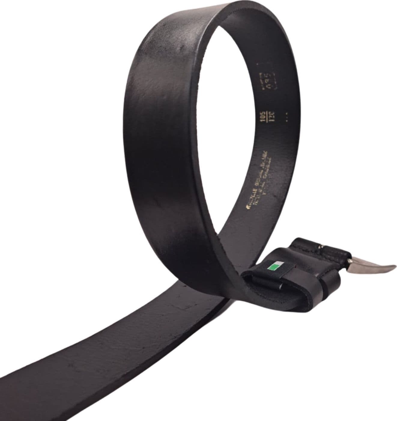 Cintura Nera Vera Pelle Made in Italy 105/120 Spessore 35 EcoPrice® in Cinture Ecoprice.it - Avellino, commercioVirtuoso.it