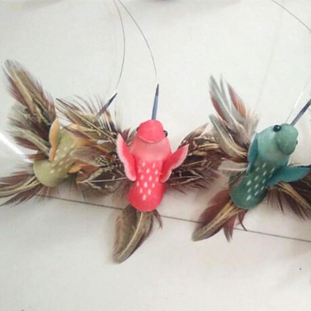 COLIBRÌ VOLANTE A ENERGIA SOLARE A BATTERIA UCCELLI SVOLAZZANTI PER DECORAZIONE ESTERNA in Statue Trade Shop italia - Napoli, commercioVirtuoso.it