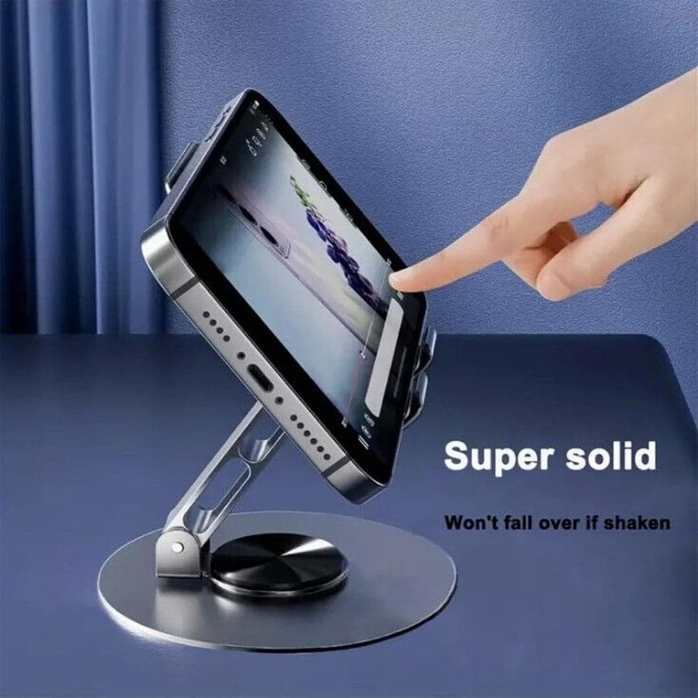 SUPPORTO PER TELEFONO CELLULARE CON ROTAZIONE A 360 GRADI REGOLABILE DA SCRIVANIA in Supporti Trade Shop italia - Napoli, commercioVirtuoso.it