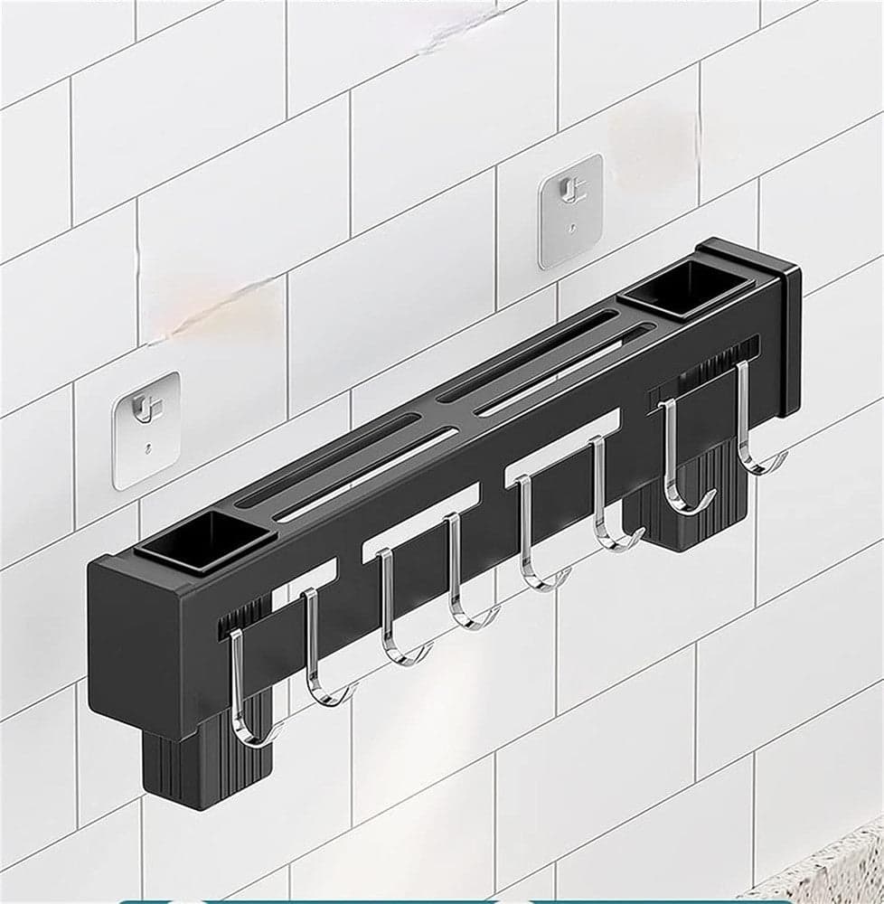 SUPPORTO PER COLTELLI IN ACCIAIO MULTIFUNZIONALE A PARETE MENSOLA DA CUCINA 50 CM in Portasciugamani da parete Trade Shop italia - Napoli, commercioVirtuoso.it
