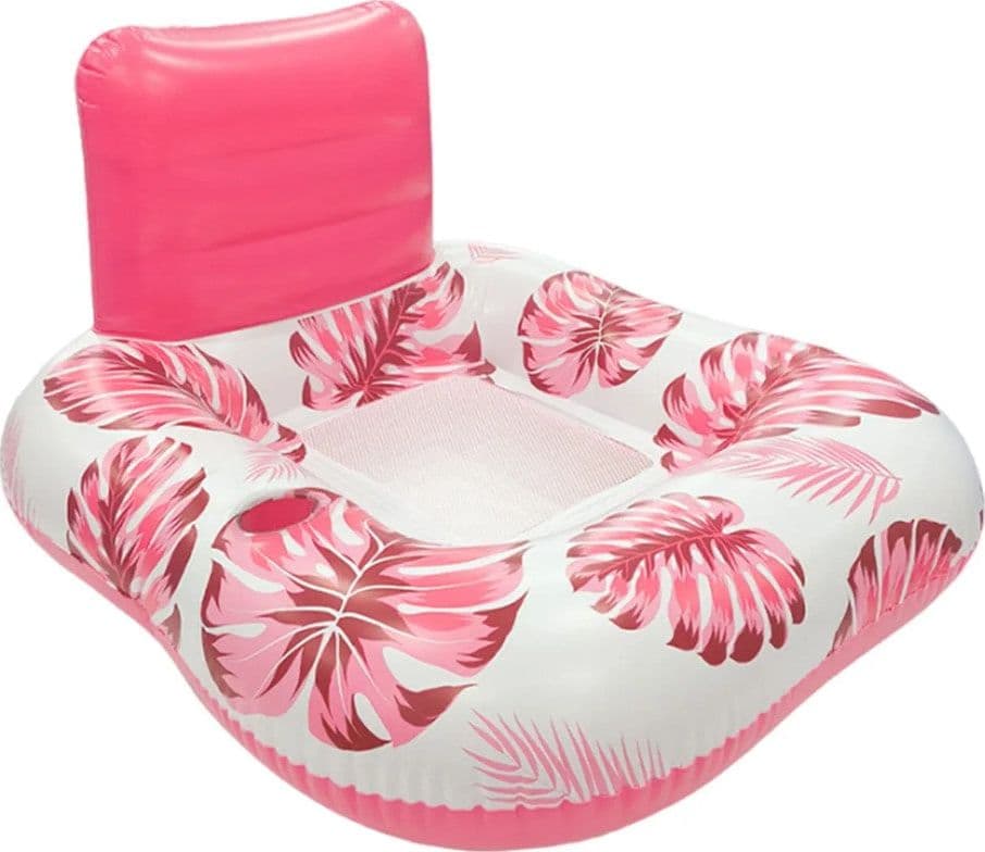 POLTRONA CON SCHIENALE GONFIABILE GALLEGGIANTE AD ACQUA PISCINA MARE 140X115CM 628532 in Canotti e gonfiabili galleggianti Trade Shop italia - Napoli, commercioVirtuoso.it