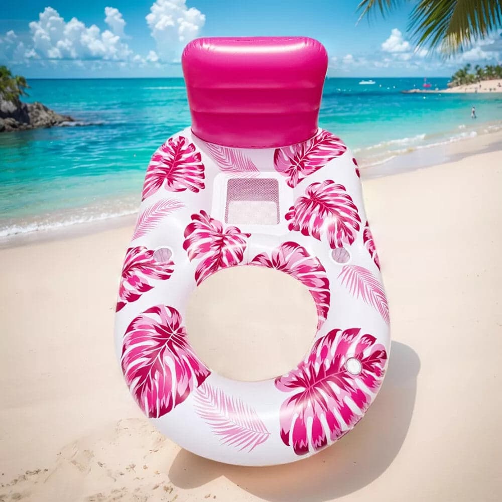 POLTRONA LOUNGE GONFIABILE GALLEGGIANTE CON PORTABICCHIERI PISCINA 170X110CM 628534 in Canotti e gonfiabili galleggianti Trade Shop italia - Napoli, commercioVirtuoso.it