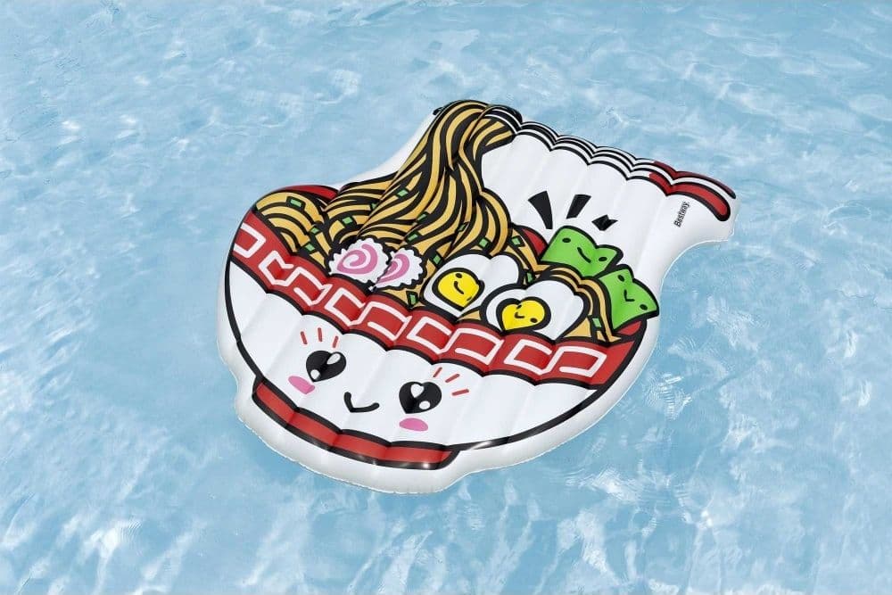 MATERASSINO ISOLA GONFIABILE FORMA CIOTOLA RAMEN 183X168 CM SPIAGGIA PISCINA 43841 in Canotti e gonfiabili galleggianti Trade Shop italia - Napoli, commercioVirtuoso.it