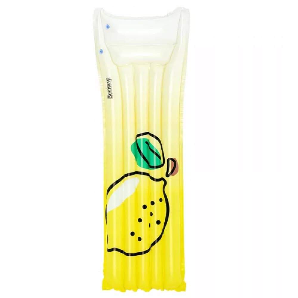 MATERASSINO GONFIABILE GALLEGGIANTE PISCINA GRAFICA CON LIMONE 183 X 69 CM 44122 in Canotti e gonfiabili galleggianti Trade Shop italia - Napoli, commercioVirtuoso.it