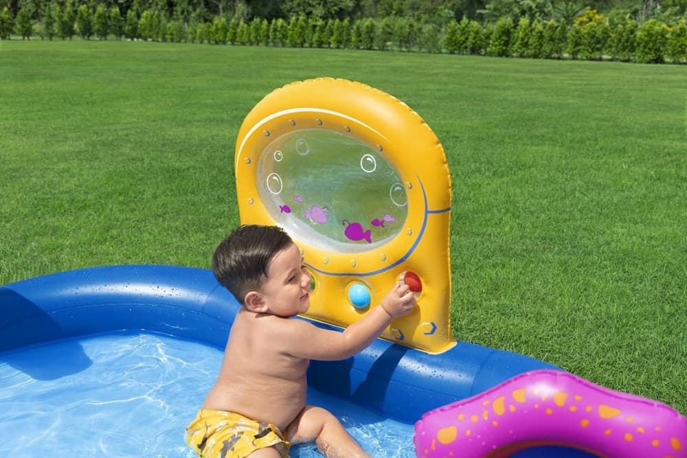 PLAY CENTER GONFIABILE SEA ODYSSEY PISCINA SCIVOLO PER BAMBINI 330X188X117CM 53167 in Piscinette per bambini Trade Shop italia - Napoli, commercioVirtuoso.it