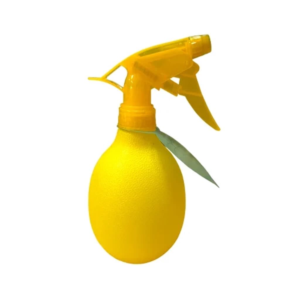 SPRUZZATORE SPRUZZINO D'ACQUA IN PLASTICA SPRAY A FORMA DI LIMONE DA 19 CM GIALLO - 2