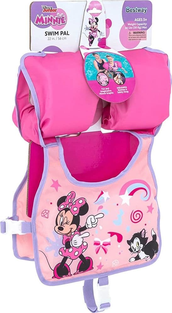 GIUBBOTTO GIUBBETTO SALVAGENTE GILET NUOTO SWIM PAL MINNIE PER BAMBINE 3-6 ANNI 9101A in Giubbotti salvagente Trade Shop italia - Napoli, commercioVirtuoso.it