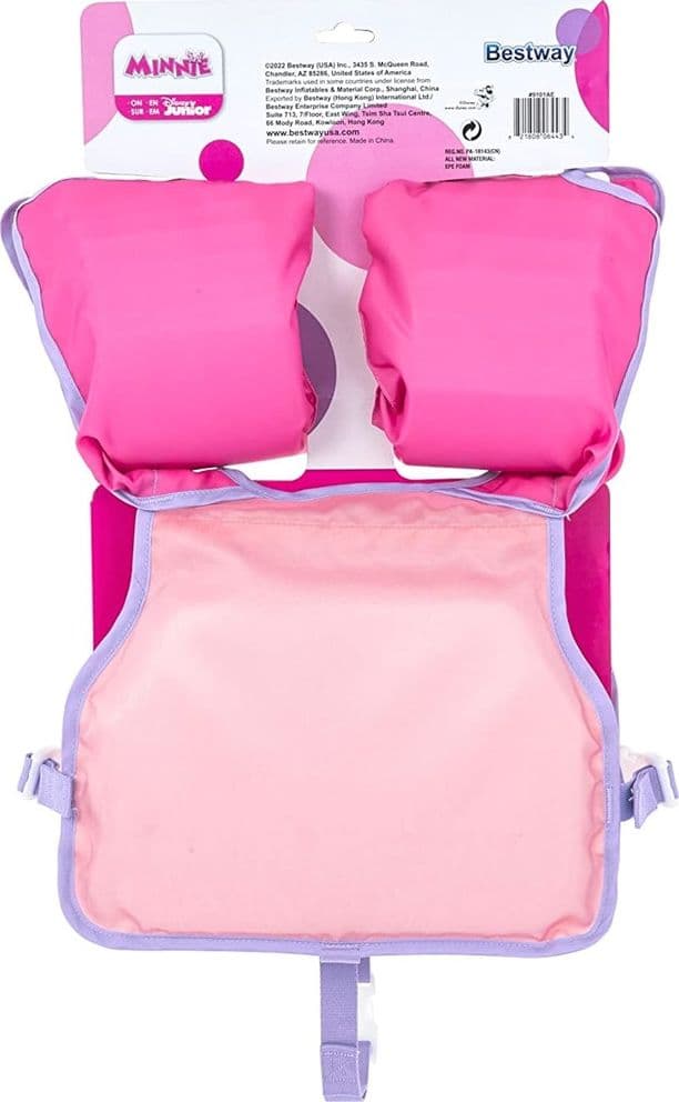 GIUBBOTTO GIUBBETTO SALVAGENTE GILET NUOTO SWIM PAL MINNIE PER BAMBINE 3-6 ANNI 9101A in Giubbotti salvagente Trade Shop italia - Napoli, commercioVirtuoso.it