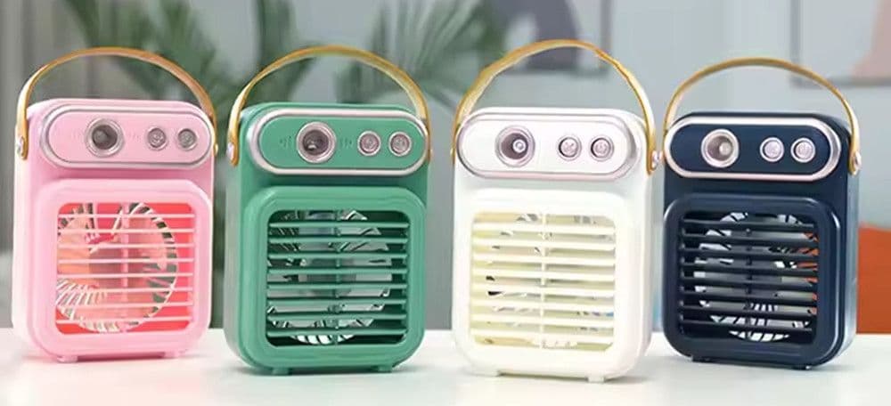 MINI VENTILATORE A SPRUZZO VINTAGE RETRO DA TAVOLO ELETTRICO PORTATILE USB BATTERIA in Ventilatori da tavolo Trade Shop italia - Napoli, commercioVirtuoso.it