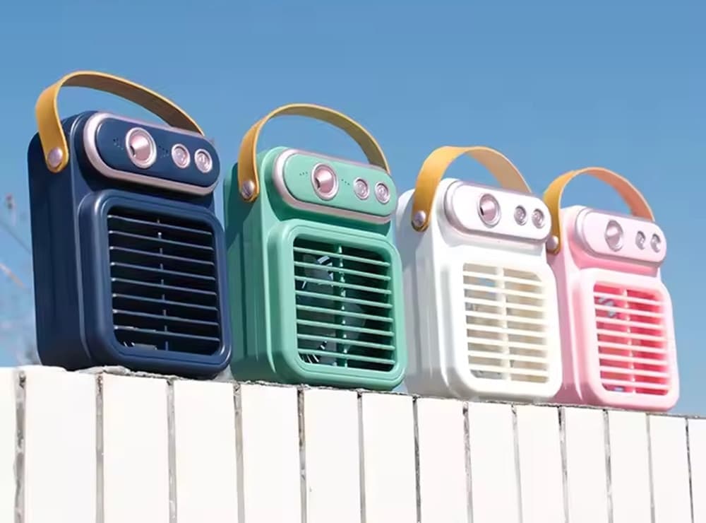 MINI VENTILATORE A SPRUZZO VINTAGE RETRO DA TAVOLO ELETTRICO PORTATILE USB BATTERIA in Ventilatori da tavolo Trade Shop italia - Napoli, commercioVirtuoso.it