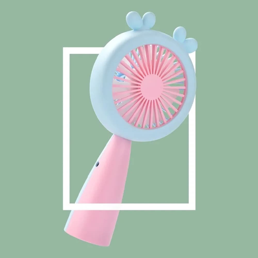 MINI VENTILATORE CON LUCE A LED HQ66-17 PORTATILE BATTERIA RICARICABILE USB 2 VELOCITÀ in Ventilatori da tavolo Trade Shop italia - Napoli, commercioVirtuoso.it
