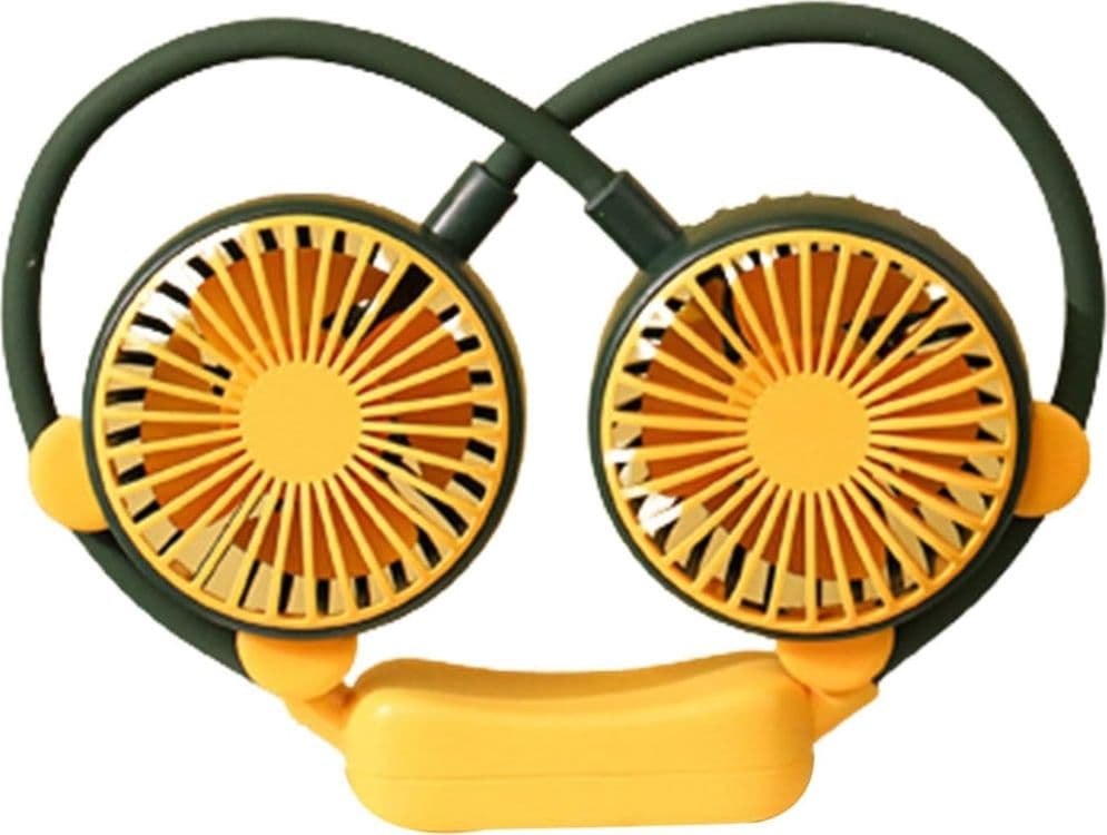 VENTILATORE PORTATILE DA APPENDERE AL COLLO 2 VELOCITÀ USB RICARICABILE PER SPORT VIAGGI in prodotto Trade Shop italia - Napoli, commercioVirtuoso.it