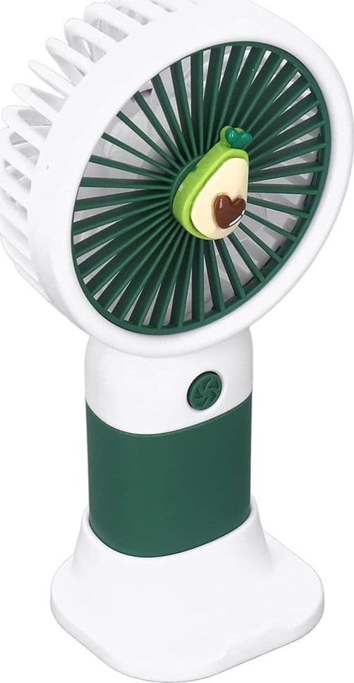 MINI VENTILATORE A MANO BATTERIA RICARICABILE USB PORTATILE TASCABILE VIAGGIO CON BASE in prodotto Trade Shop italia - Napoli, commercioVirtuoso.it