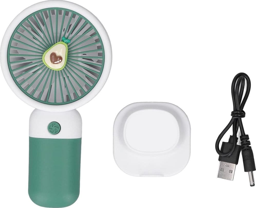 MINI VENTILATORE A MANO BATTERIA RICARICABILE USB PORTATILE TASCABILE VIAGGIO CON BASE in prodotto Trade Shop italia - Napoli, commercioVirtuoso.it