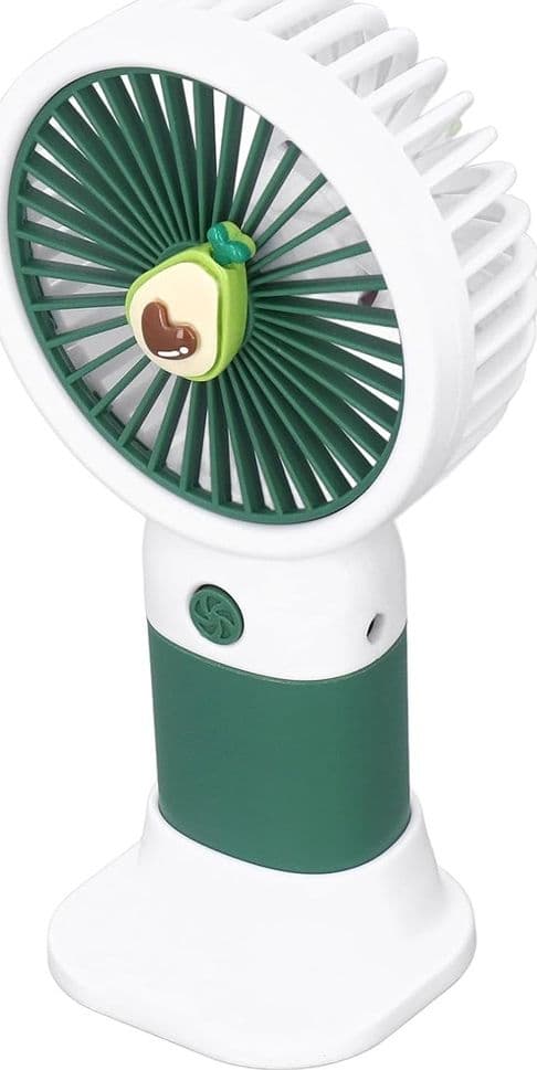 MINI VENTILATORE A MANO BATTERIA RICARICABILE USB PORTATILE TASCABILE VIAGGIO CON BASE in prodotto Trade Shop italia - Napoli, commercioVirtuoso.it