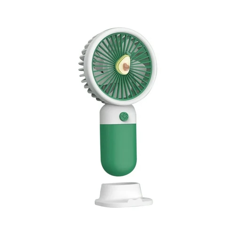 MINI VENTILATORE A MANO BATTERIA RICARICABILE USB PORTATILE TASCABILE VIAGGIO CON BASE in prodotto Trade Shop italia - Napoli, commercioVirtuoso.it