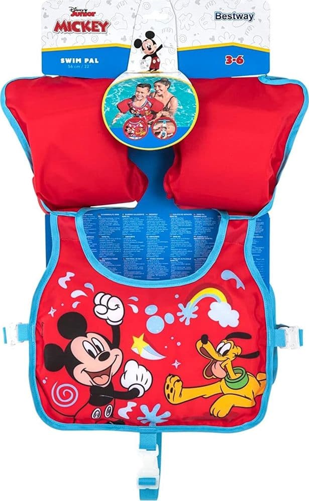 GIUBBOTTO GIUBBETTO SALVAGENTE GILET NUOTO SWIM PAL MICKEY PER BAMBINI 3-6 ANNI 9101C in Giubbotti salvagente Trade Shop italia - Napoli, commercioVirtuoso.it