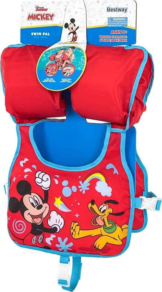GIUBBOTTO GIUBBETTO SALVAGENTE GILET NUOTO SWIM PAL MICKEY PER BAMBINI 3-6 ANNI 9101C in Giubbotti salvagente Trade Shop italia - Napoli, commercioVirtuoso.it