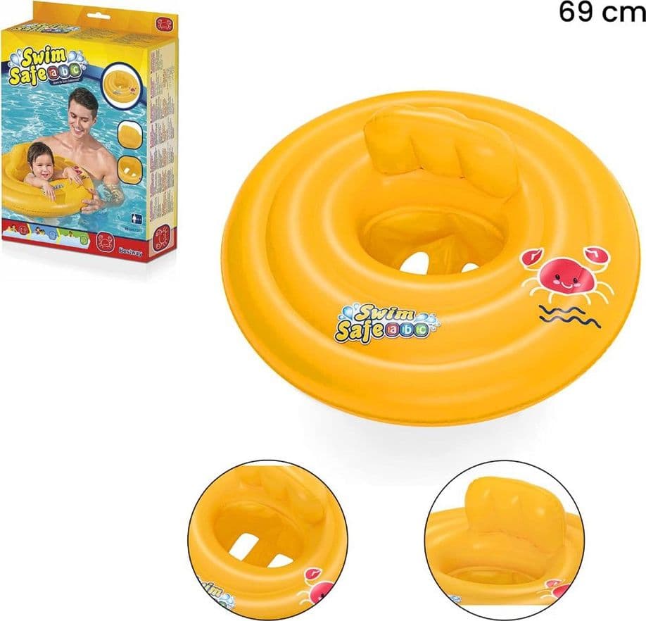 SALVAGENTE GONFIABILE GALLEGGIANTE A MUTANTINA PER BAMBINI ROTONDO 69CM SWIM SAFE 32096 in Giubbotti salvagente Trade Shop italia - Napoli, commercioVirtuoso.it