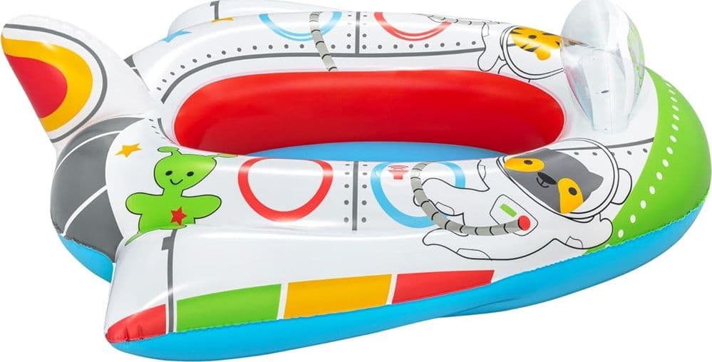 CANOTTINO BARCA NAVICELLA SPAZIALE GONFIABILE PER BAMBINI +3 ANNI CON ALTOPARLANTE 34178 in Canotti e gonfiabili galleggianti Trade Shop italia - Napoli, commercioVirtuoso.it