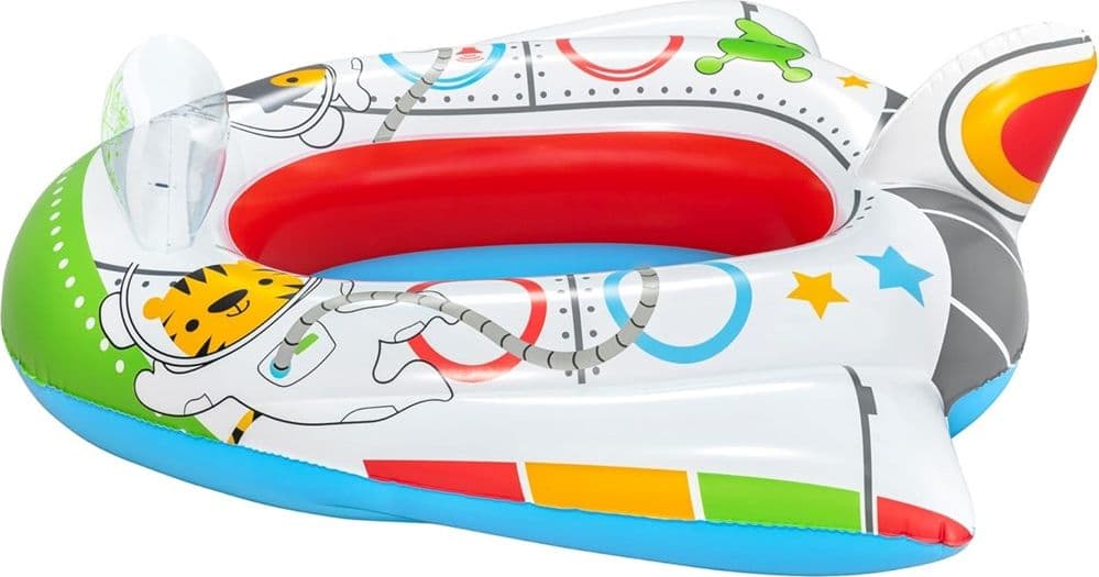 CANOTTINO BARCA NAVICELLA SPAZIALE GONFIABILE PER BAMBINI +3 ANNI CON ALTOPARLANTE 34178 in Canotti e gonfiabili galleggianti Trade Shop italia - Napoli, commercioVirtuoso.it